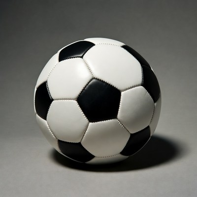 Black and White Soccer Ball