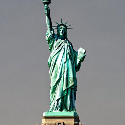 Statue of Liberty holding torch