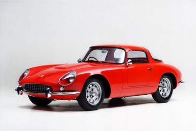 Red Ferrari 250 GT Coupe