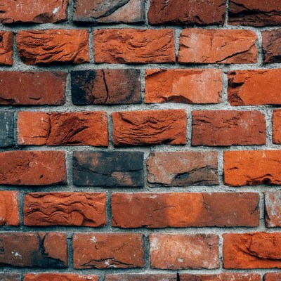 Rustic Red Brick Wall Texture