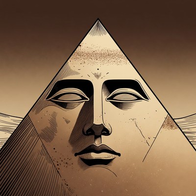 Eye of Providence Pyramid Illustration