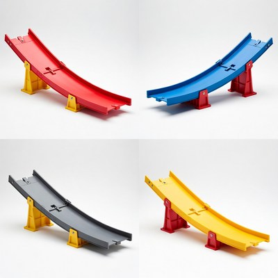 Colorful Toy Car Tracks Set