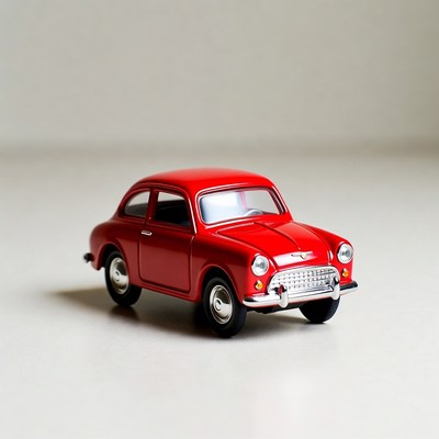 Red Die-Cast Toy Car