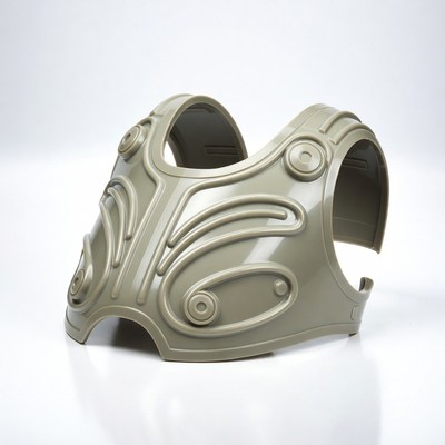 Futuristic Green Shoulder Armor