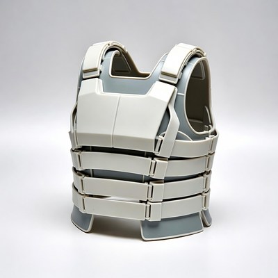 Gray Tactical Bulletproof Vest
