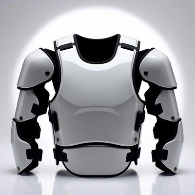 White Stormtrooper Armor Front View