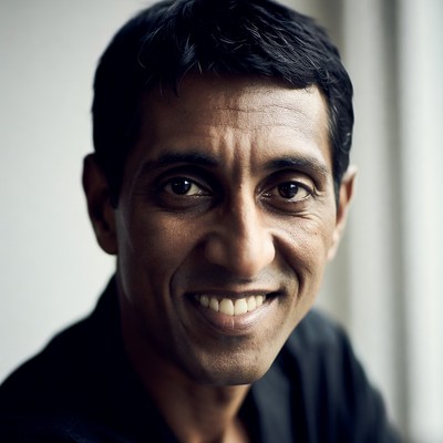 Smiling Indian man portrait