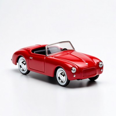 Red Convertible Toy Car
