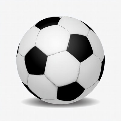 Soccer Ball on White Background
