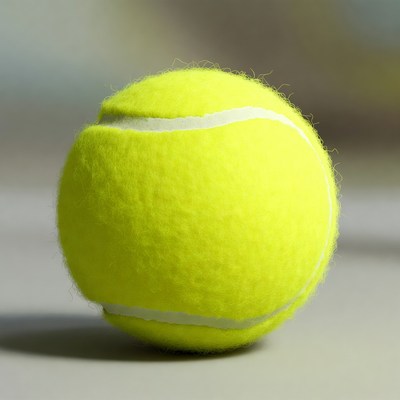 Yellow tennis ball