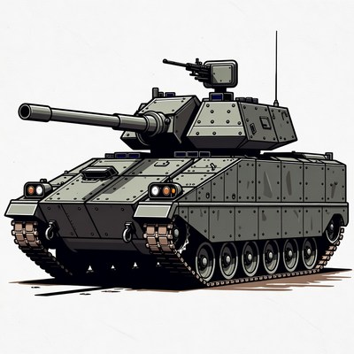 Military Tank Illustration