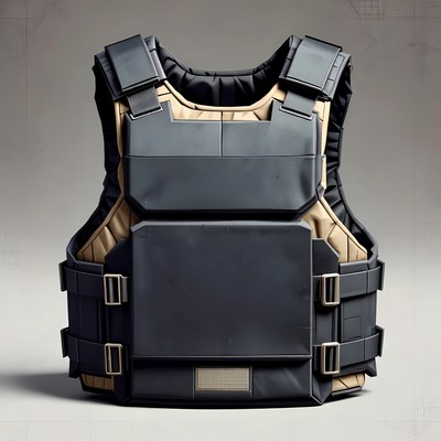 Futuristic Black Tactical Vest