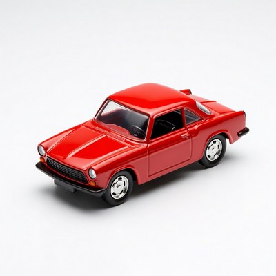 Red classic toy car