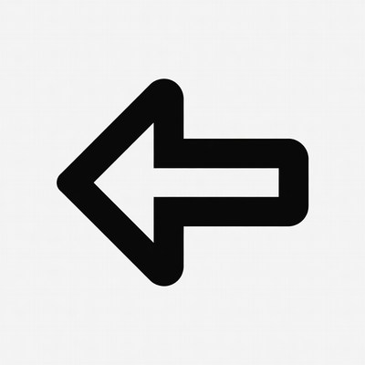 Black Left Arrow Icon