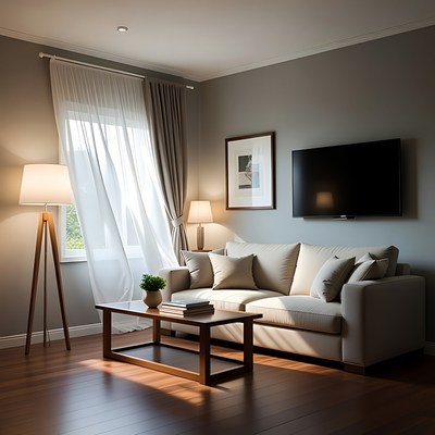 Cozy Modern Living Room Interior