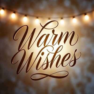 Warm Wishes with Fairy Lights