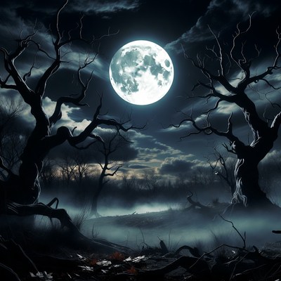 Full Moon Over Twisted Trees