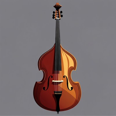 Double Bass Illustration
