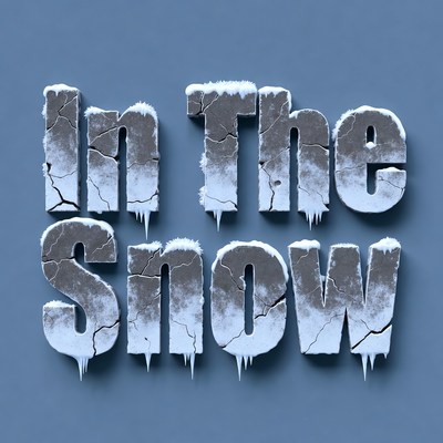 In the Snow 3D Text