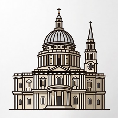 St Paul's Cathedral illustration