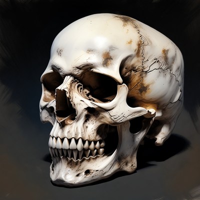 Realistic Human Skull