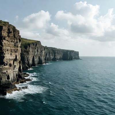 Cliffside overlooking ocean