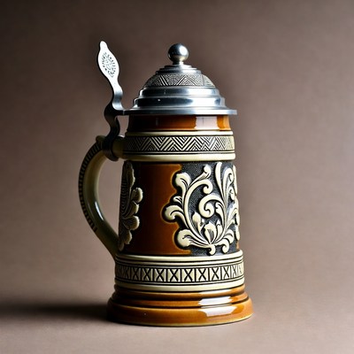 Traditional German Beer Stein