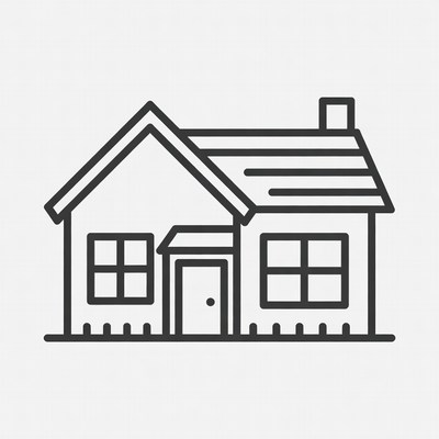 Simple House Line Icon