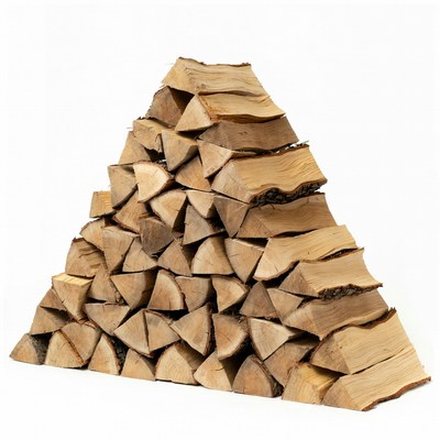 Stack of Firewood Logs