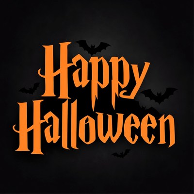 Happy Halloween with Bats