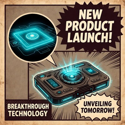 New Futuristic Tech Product Launch