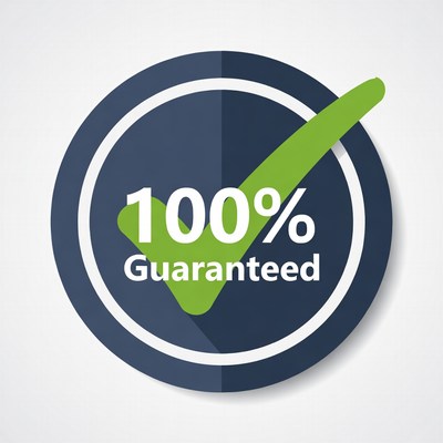 100% Guaranteed Green Checkmark Badge