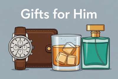 Gifts for Him Illustration