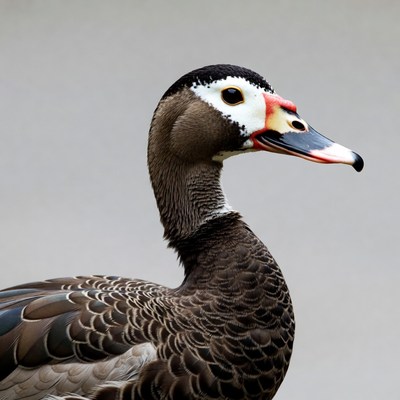 Egyptian Goose profile view