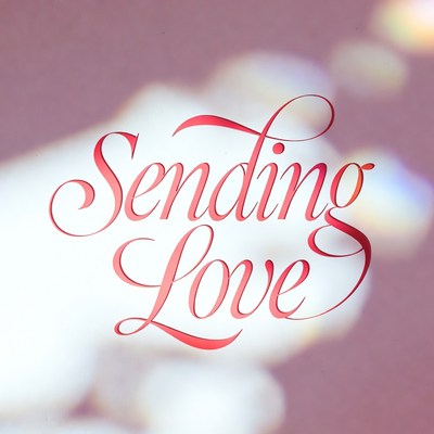 Sending Love Elegant Text