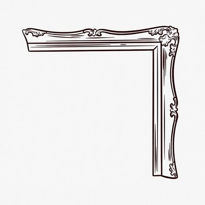 Ornate Picture Frame Corner