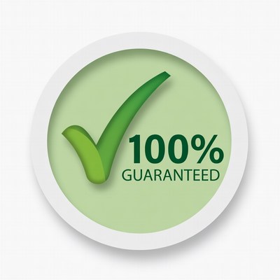 100% Guaranteed Green Checkmark Badge