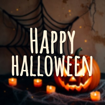 Happy Halloween with Jack-o'-lantern