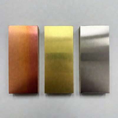 Copper, Gold, Silver Metal Blocks
