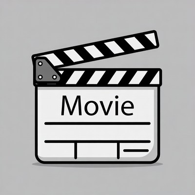 Movie Clapperboard Illustration