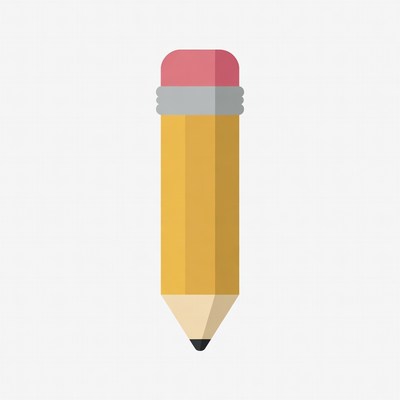 Yellow pencil illustration