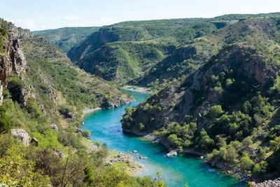 Turquoise River in Green Canyon