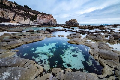 Tidal Pool in Rocky Coastal Cove