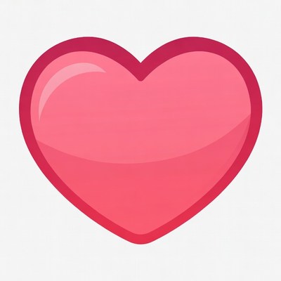 Pink heart illustration