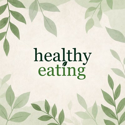 Healthy Eating Leaf Background