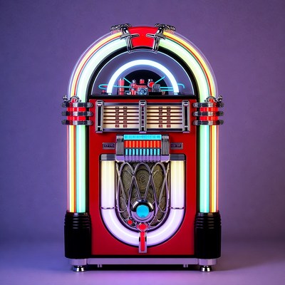 Retro Neon Jukebox