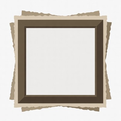 Brown Ornate Picture Frame