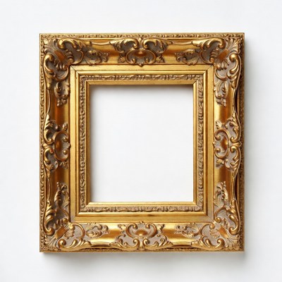 Ornate Gold Picture Frame