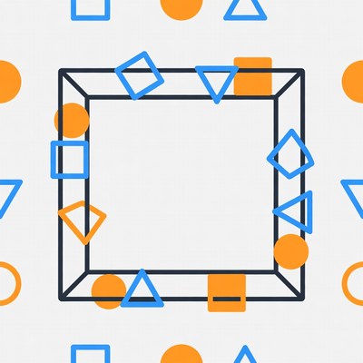 Colorful Geometric Shapes Pattern