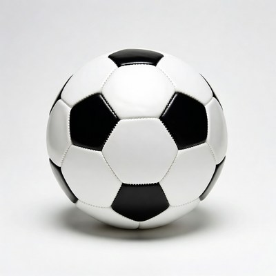 Soccer Ball on White Background